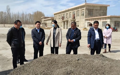 黨委書記、董事長(zhǎng)劉興斌到金塔縣調(diào)研